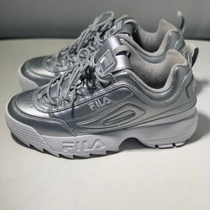 Metallic Silver FILA
